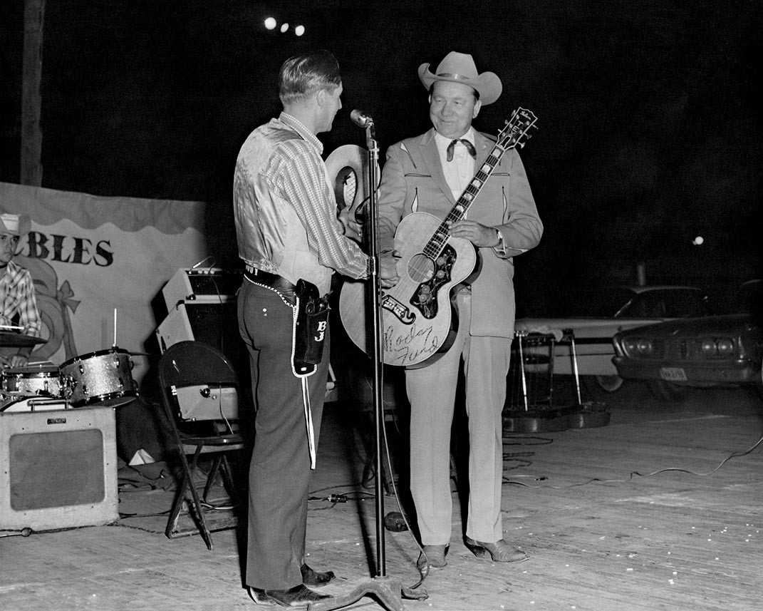 06-19 1961 Buddy, Tex Ritter Rocky Ford stage