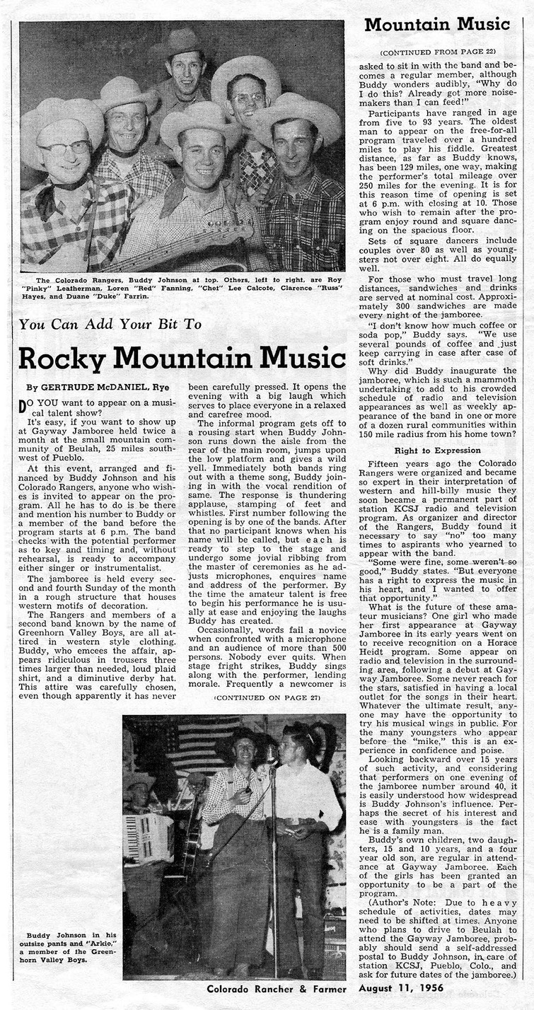 14-04 1956 CO Rancher article