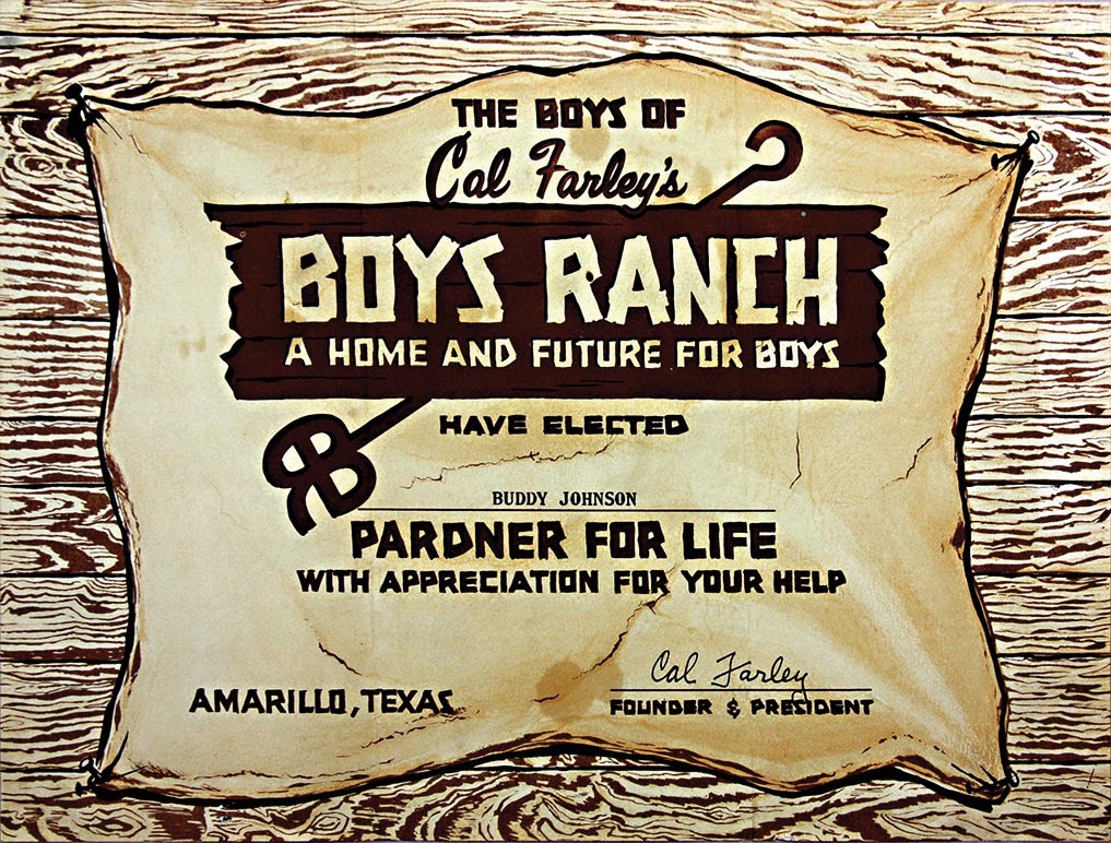 04-17 Award 1956 Farley Boys Ranch