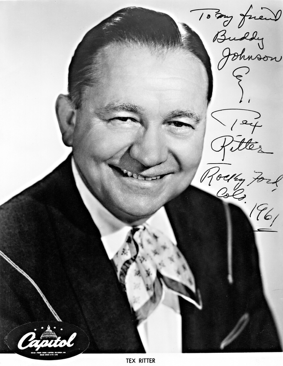 Tex Ritter of Capitol Records